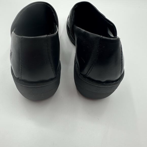 Born Toby Duo Slip On Clogs Black Leather Comfort Women’s 9 M - Picture 5 of 8